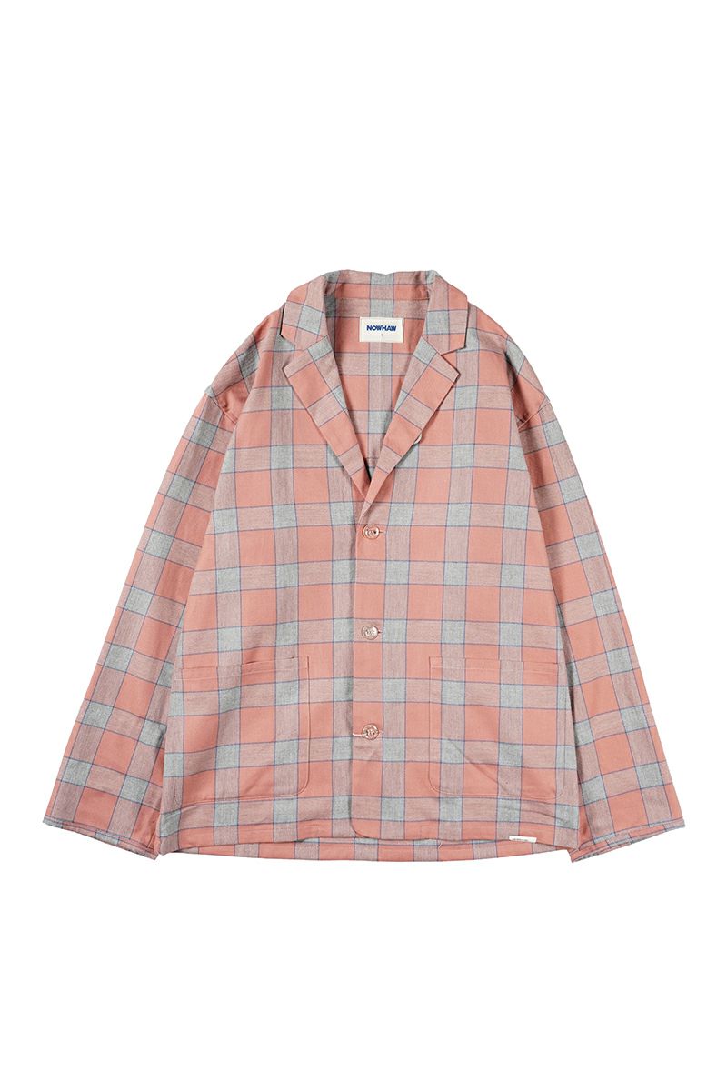 NOWHAW(ノウハウ)day pajama / #cotton_twill_check デイ パジャマ コットンツイルチェック P-S491-H -12