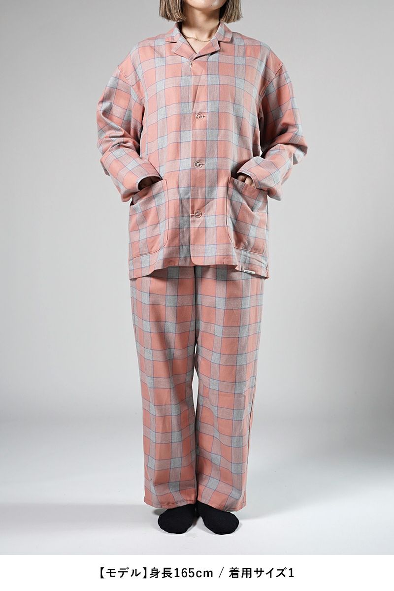 NOWHAW(ノウハウ)day pajama / #cotton_twill_check デイ パジャマ コットンツイルチェック P-S491-H -27