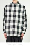 Porter Classic(ポータークラシック)ブロックチェックスタンドカラーシャツ BLOCK CHECK STAND COLLAR SHIRT PC-016-2474 -6
