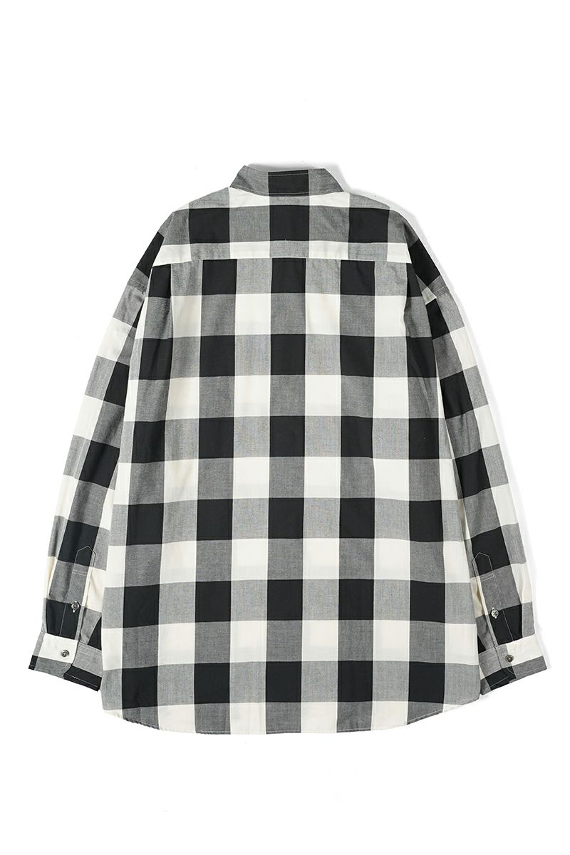Porter Classic(ポータークラシック)ブロックチェックスタンドカラーシャツ BLOCK CHECK STAND COLLAR SHIRT PC-016-2474 -10