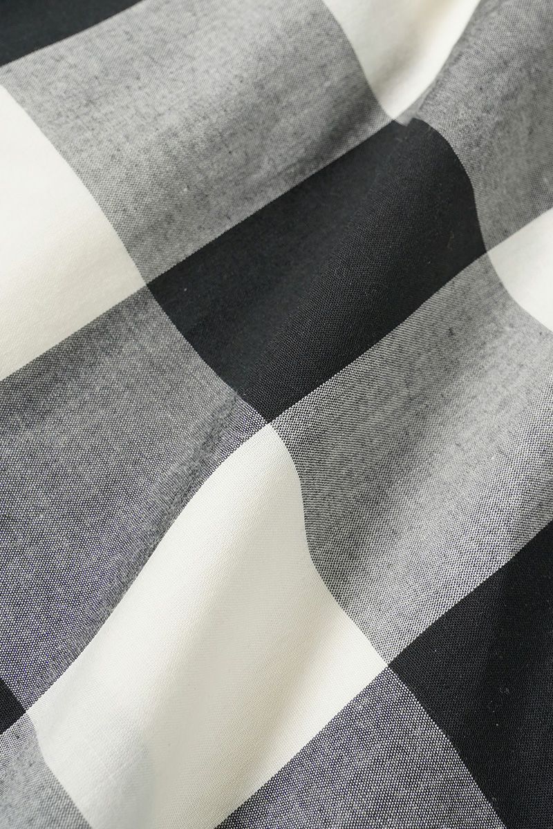 Porter Classic(ポータークラシック)ブロックチェックスタンドカラーシャツ BLOCK CHECK STAND COLLAR SHIRT PC-016-2474 -12