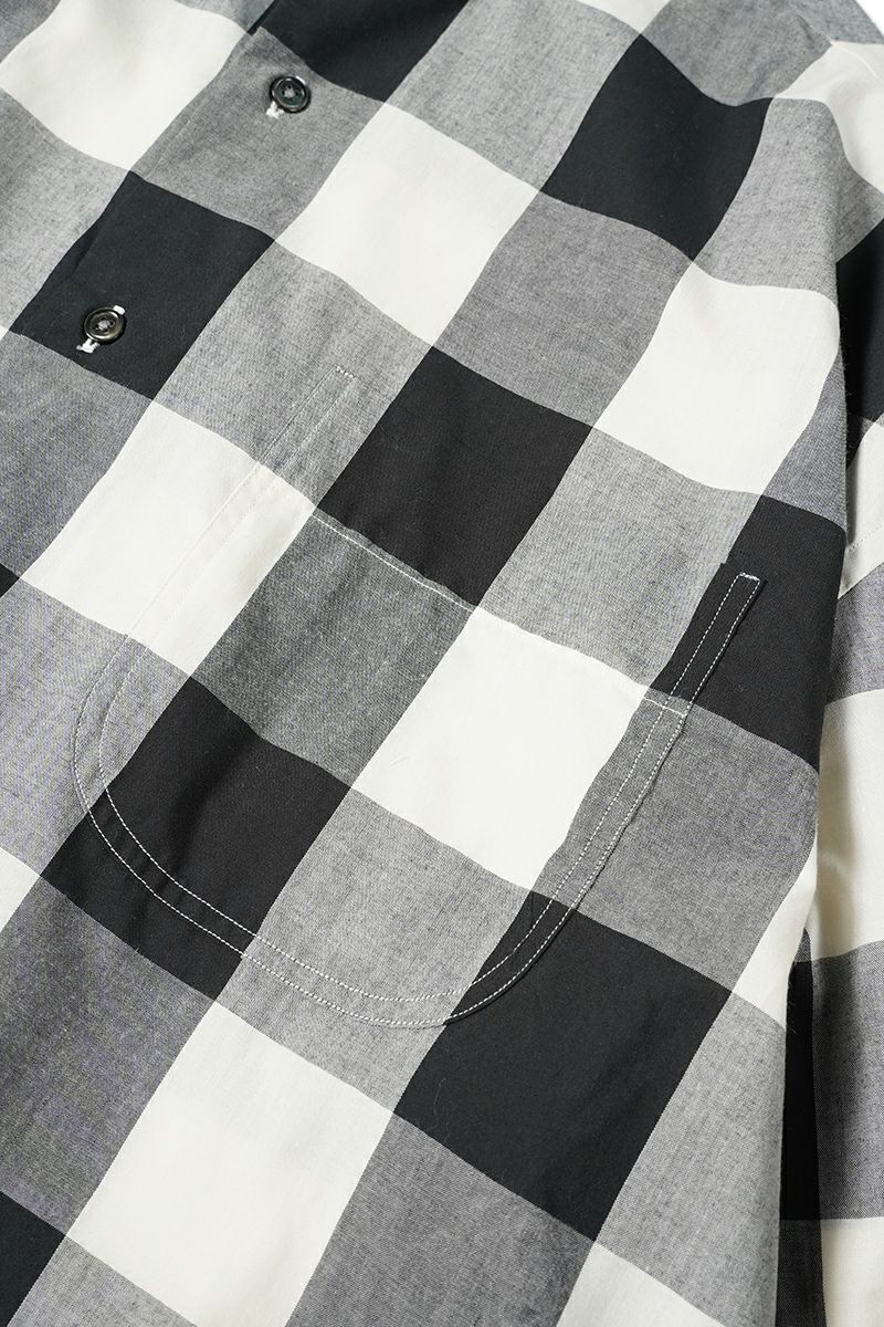 Porter Classic(ポータークラシック)ブロックチェックスタンドカラーシャツ BLOCK CHECK STAND COLLAR SHIRT PC-016-2474 -13