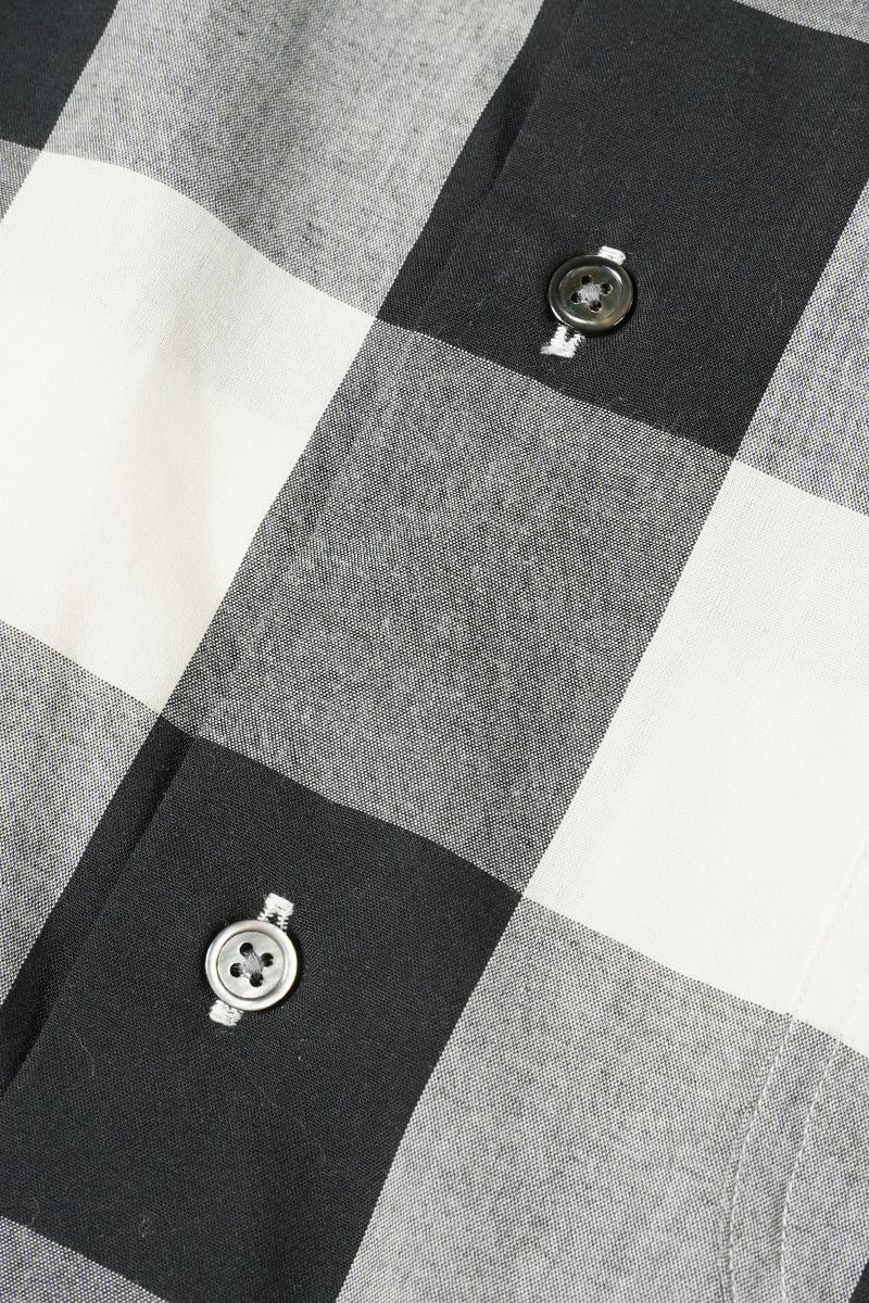 Porter Classic(ポータークラシック)ブロックチェックスタンドカラーシャツ BLOCK CHECK STAND COLLAR SHIRT PC-016-2474 -14