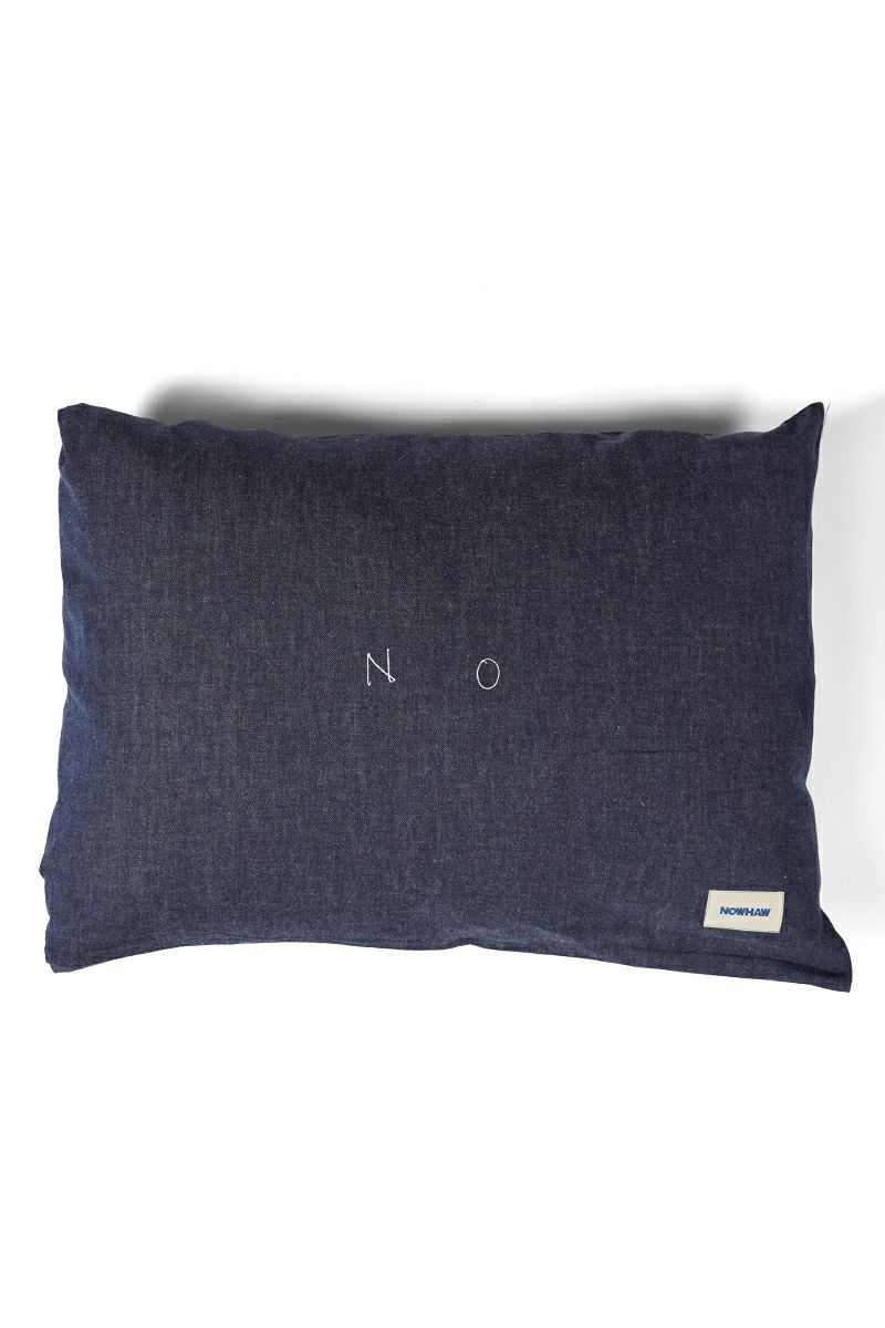 NOWHAW(ノウハウ)yes no pillow #denim P-09-Z -2
