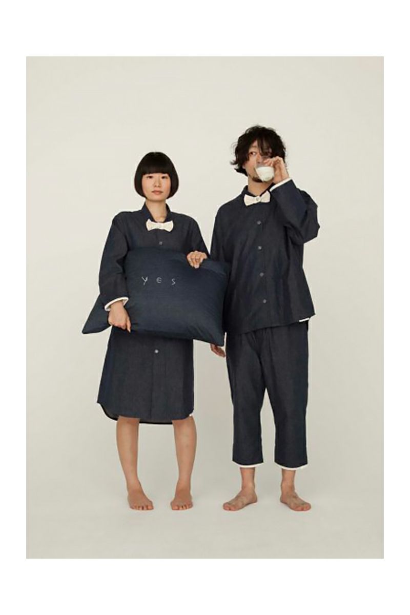 NOWHAW(ノウハウ)yes no pillow #denim P-09-Z -6