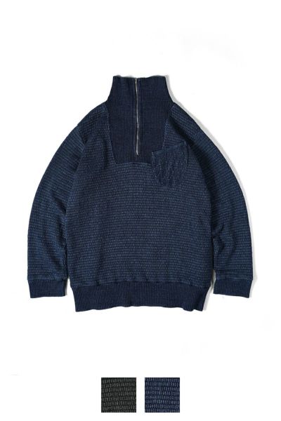Porter Classic(ポータークラシック)BEATNIK KENDO KNIT HALF ZIP ビートニックケンドーニットハーフジップ　PC-030-2453