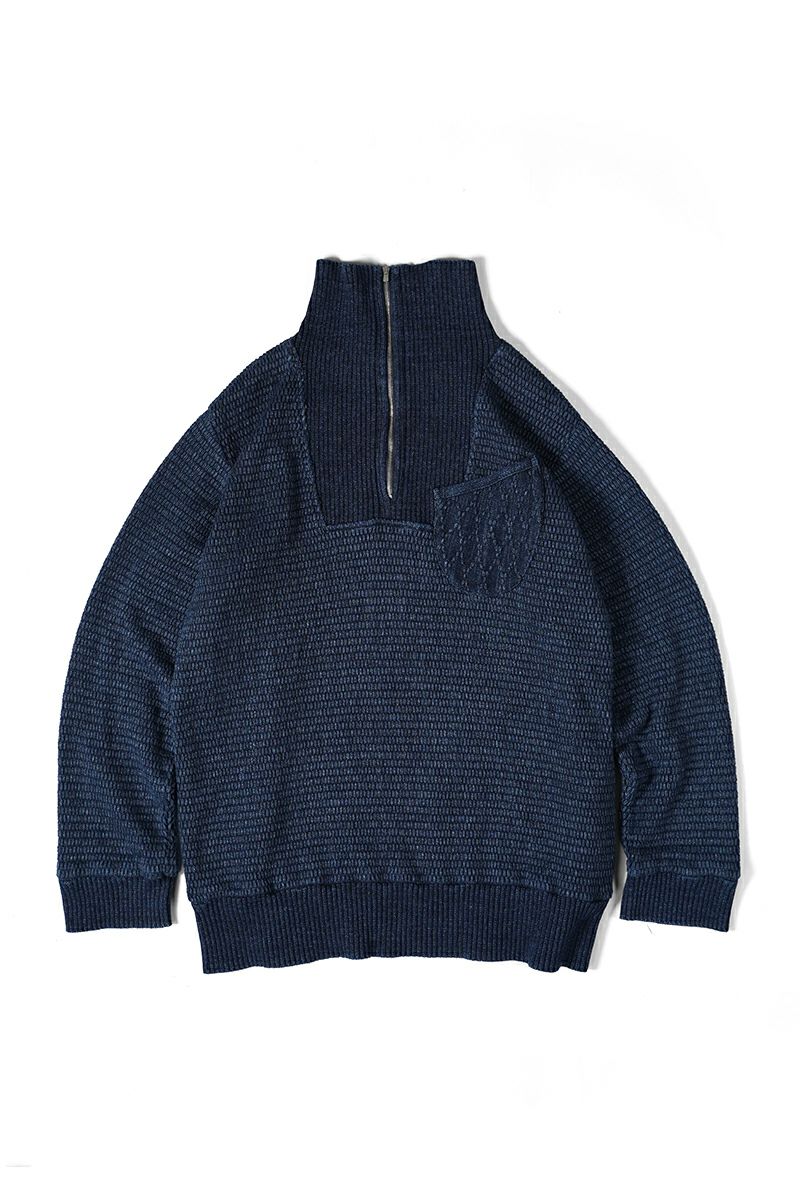Porter Classic(ポータークラシック)BEATNIK KENDO KNIT HALF ZIP ビートニックケンドーニットハーフジップ　PC-030-2453 -10
