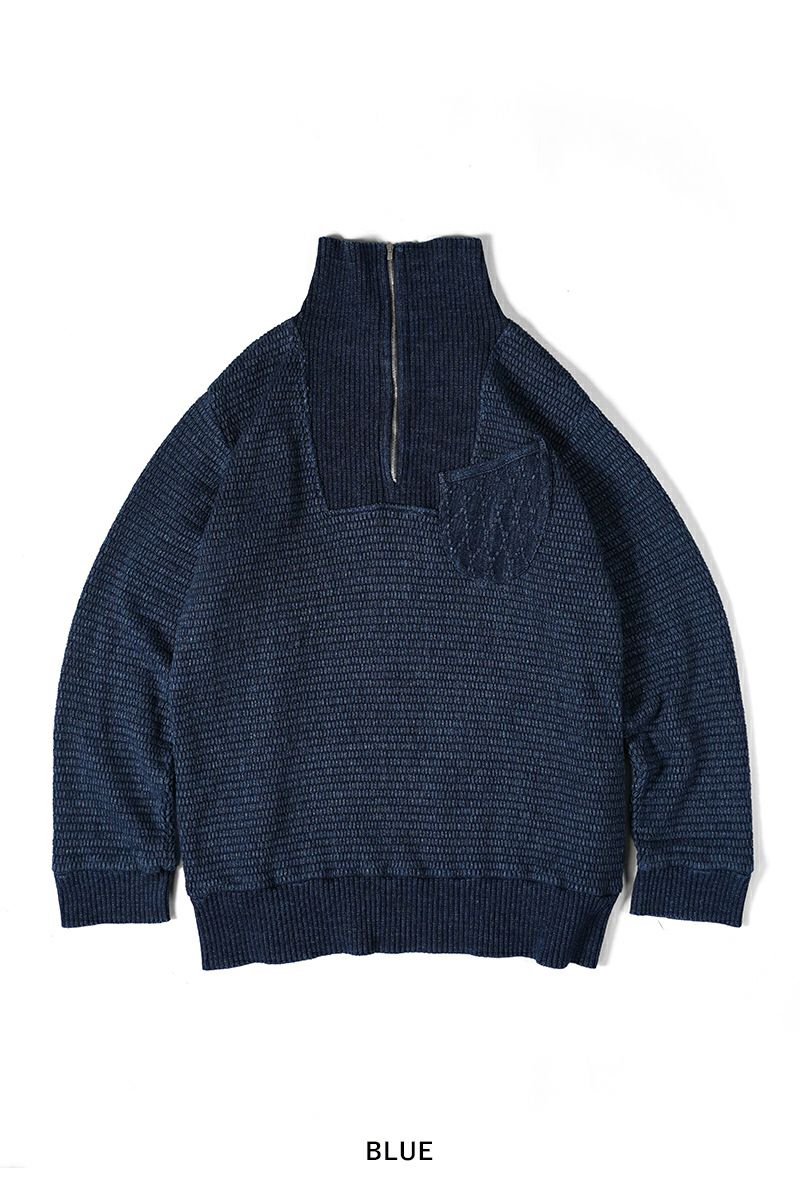 Porter Classic(ポータークラシック)BEATNIK KENDO KNIT HALF ZIP ビートニックケンドーニットハーフジップ　PC-030-2453 -19