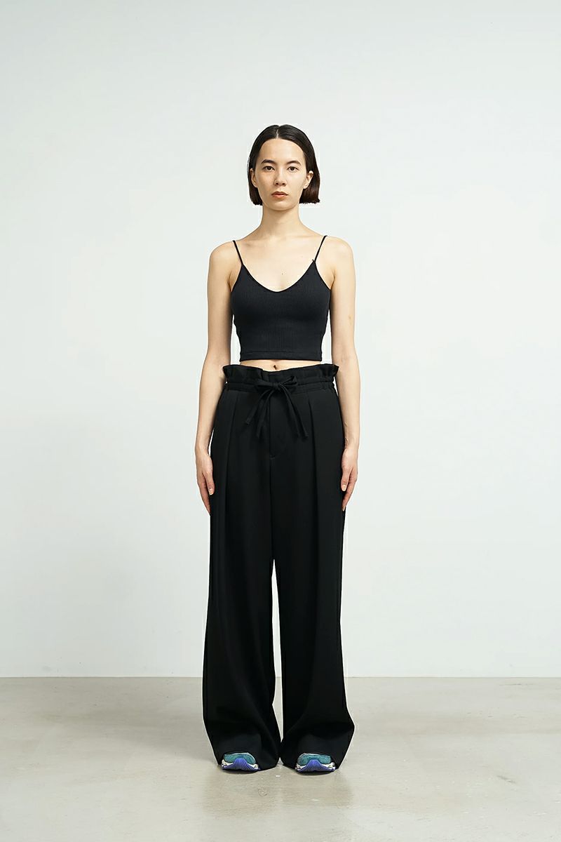 Graphpaper(グラフペーパー)American Sea Island Cotton Short Camisole アメリカンシーアイランドコットン ショートキャミソール GL241-70125B -2