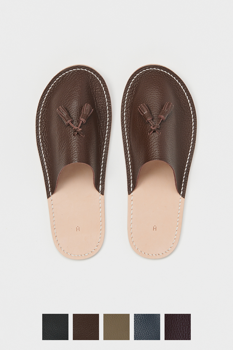 Hender Scheme(エンダースキーマ)レザースリッパ leather slipper mj-rc-les
