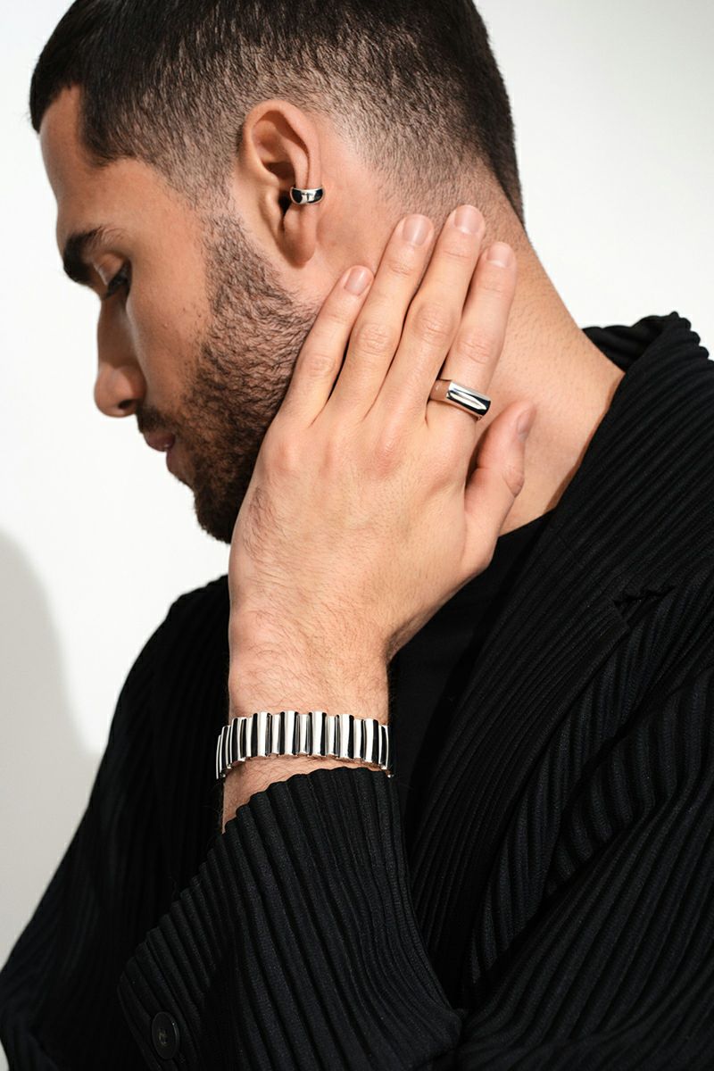 TOMWOOD(トムウッド)Oyster Ear Cuff オイスター イヤーカフ E39OYC01NAS925 -3