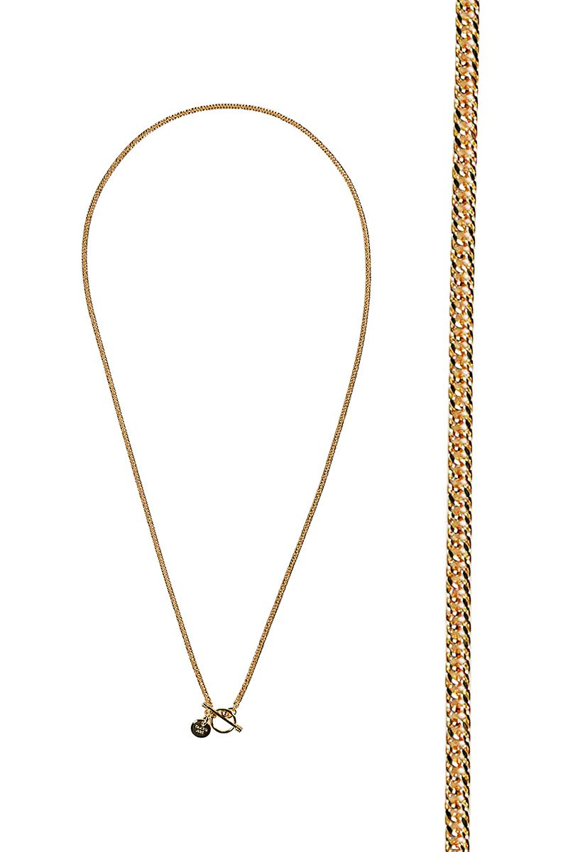 XOLO(ショロ)Flat Link Necklace 24K coating フラットリンクネックレス 24金コーティング XON013-50AG XON013-60AG