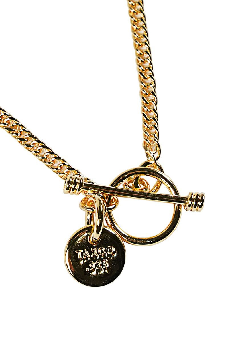 XOLO(ショロ)Flat Link Necklace 24K coating フラットリンクネックレス 24金コーティング XON013-50AG XON013-60AG -2