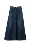 Graphpaper(グラフペーパー)Selvage Denim Skirt-DARK FADE- セルビッチデニムスカート GL24140190DB