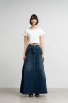 Graphpaper(グラフペーパー)Selvage Denim Skirt-DARK FADE- セルビッチデニムスカート GL24140190DB -1