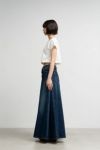 Graphpaper(グラフペーパー)Selvage Denim Skirt-DARK FADE- セルビッチデニムスカート GL24140190DB -2