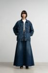 Graphpaper(グラフペーパー)Selvage Denim Skirt-DARK FADE- セルビッチデニムスカート GL24140190DB -7