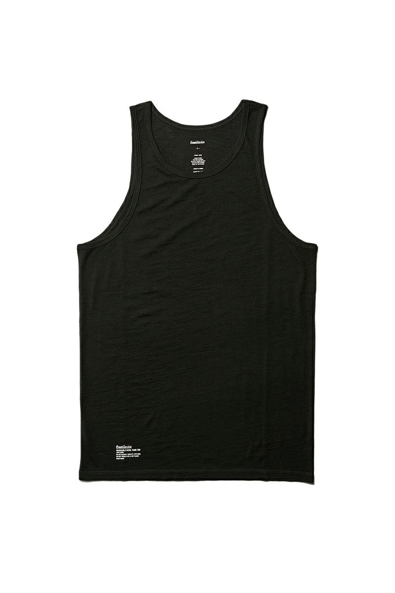 FreshService(フレッシュサービス)WASHABLE WOOL TANK TOP ウォッシャブルウール タンクトップ FSC241-70167B