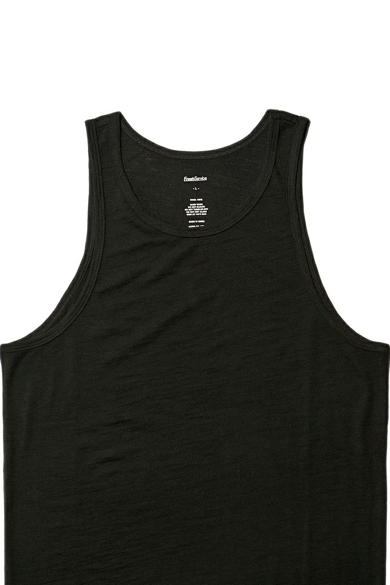 FreshService(フレッシュサービス)WASHABLE WOOL TANK TOP ウォッシャブルウール タンクトップ FSC241-70167B -1