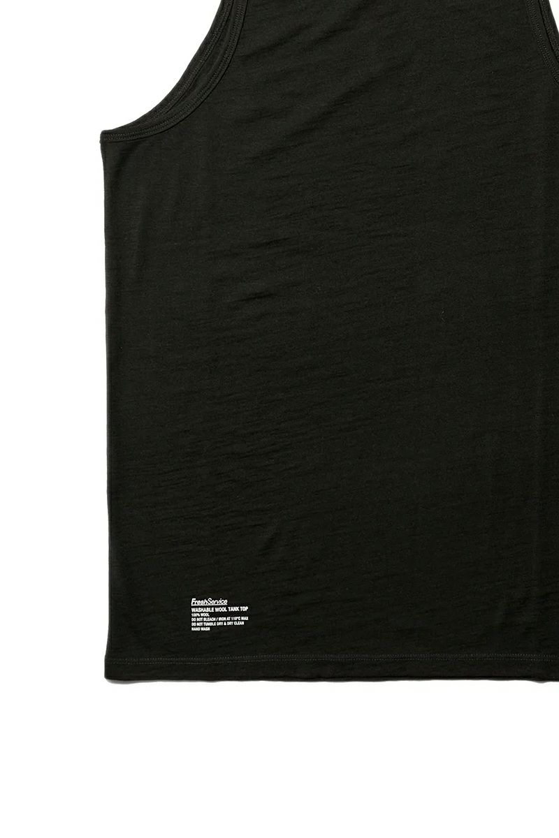 FreshService(フレッシュサービス)WASHABLE WOOL TANK TOP ウォッシャブルウール タンクトップ FSC241-70167B -2