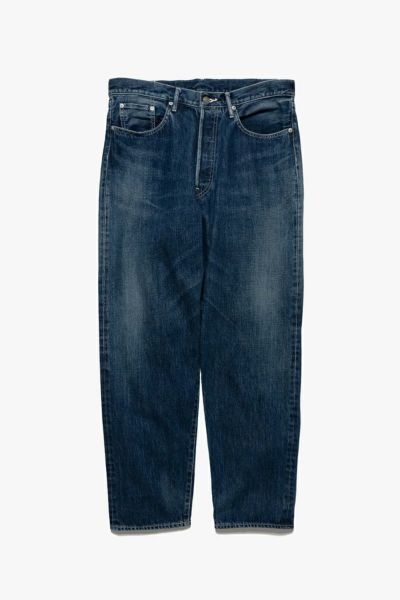 Graphpaper(グラフペーパー)Selvage Denim Five Pocket Tapered Pants-DARK FADE- セルビッチデニム5ポケットテーパードパンツ GU241-40183DB