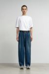 Graphpaper(グラフペーパー)Selvage Denim Two Tuck Pants-DARK FADE- セルビッチデニムツータックパンツ GU241-40188DB -1
