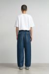 Graphpaper(グラフペーパー)Selvage Denim Two Tuck Pants-DARK FADE- セルビッチデニムツータックパンツ GU241-40188DB -3
