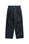 Graphpaper(グラフペーパー)Selvage Denim Two Tuck Pants -RIGID- セルビッチデニムツータックパンツ GU241-40188RB