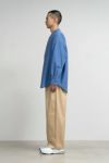 Graphpaper(グラフペーパー)Oxford Oversized Band Collar Shirt オックスフォードオーバーサイズバンドカラーシャツ GM241-50022B -2