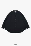 Graphpaper(グラフペーパー)Oxford Oversized Band Collar Shirt オックスフォードオーバーサイズバンドカラーシャツ GM241-50022B -7