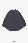 Graphpaper(グラフペーパー)Oxford Oversized Band Collar Shirt オックスフォードオーバーサイズバンドカラーシャツ GM241-50022B -8