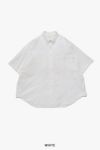 Graphpaper(グラフペーパー)Oxford S/S Oversized B.D Shirt オックスフォード半袖オーバーサイズボタンダウンシャツ GM241-50023B -11