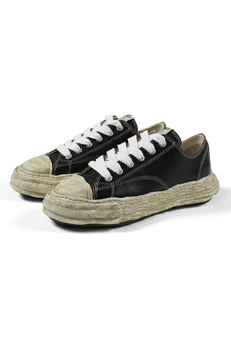 Maison MIHARA YASUHIRO(メゾン ミハラヤスヒロ)PETERSON23 OG Sole Cracking LT Low-top Sneaker ピーターソン23 オリジナルソール クラッキングレザーローカットスニーカー A12FW708