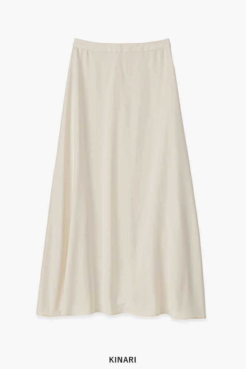 Graphpaper(グラフペーパー)Satin Flare Skirt サテンフレアスカート GL241-40257C -2