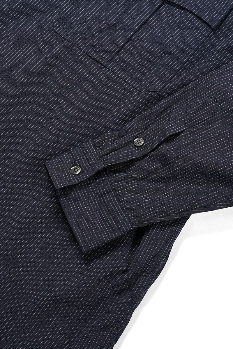 Porter Classic(ポータークラシック)ROLL UP PIN STRIPE SHIRT ロールアップピンストライプシャツ PC-016-2757 -16