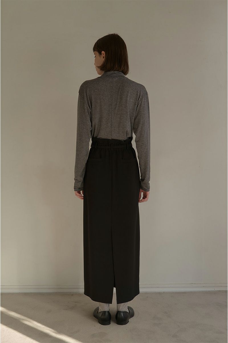 MANOF(マノフ)CENTER BUTTON PENCIL SKIRT センターボタンペンシルスカート 86109-6022 -7