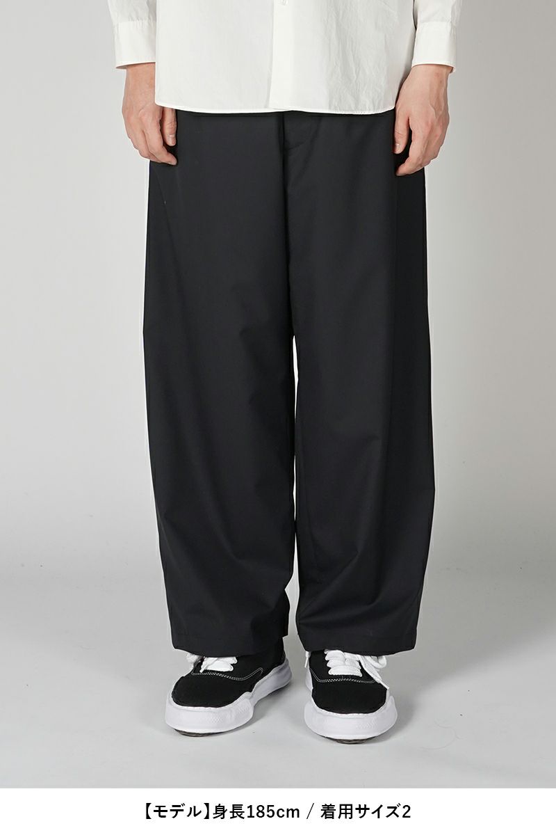 グラフペーパー　トロピカルウールシェフパンツ Graphpaper(グラフペーパー)Fine Wool Tropical Easy Wide Pants