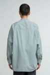 Graphpaper(グラフペーパー)Broad L/S Oversized Band Collar Shirt ブロードオーバーサイズバンドカラー長袖シャツ GM241-50002STB -3