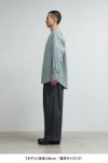 Graphpaper(グラフペーパー)Broad L/S Oversized Band Collar Shirt ブロードオーバーサイズバンドカラー長袖シャツ GM241-50002STB -5