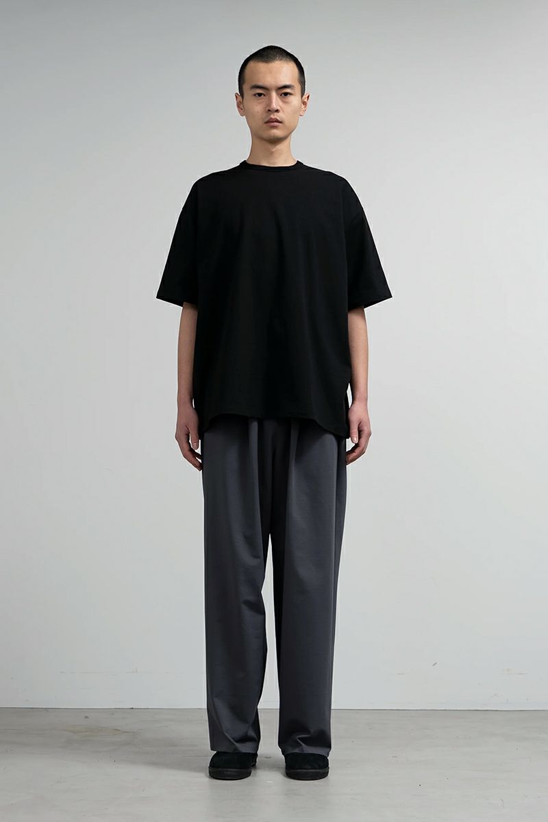 Graphpaper(グラフペーパー)Recycled Cotton Jersey S/S Tee リサイクルドコットンジャージー半袖Tシャツ GM241-70139 -1