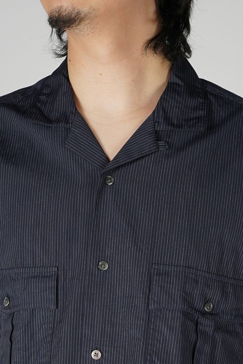 Porter Classic(ポータークラシック)KEROUAC PIN STRIPE SHIRT ケルアックピンストライプシャツ PC-016-2762 -1