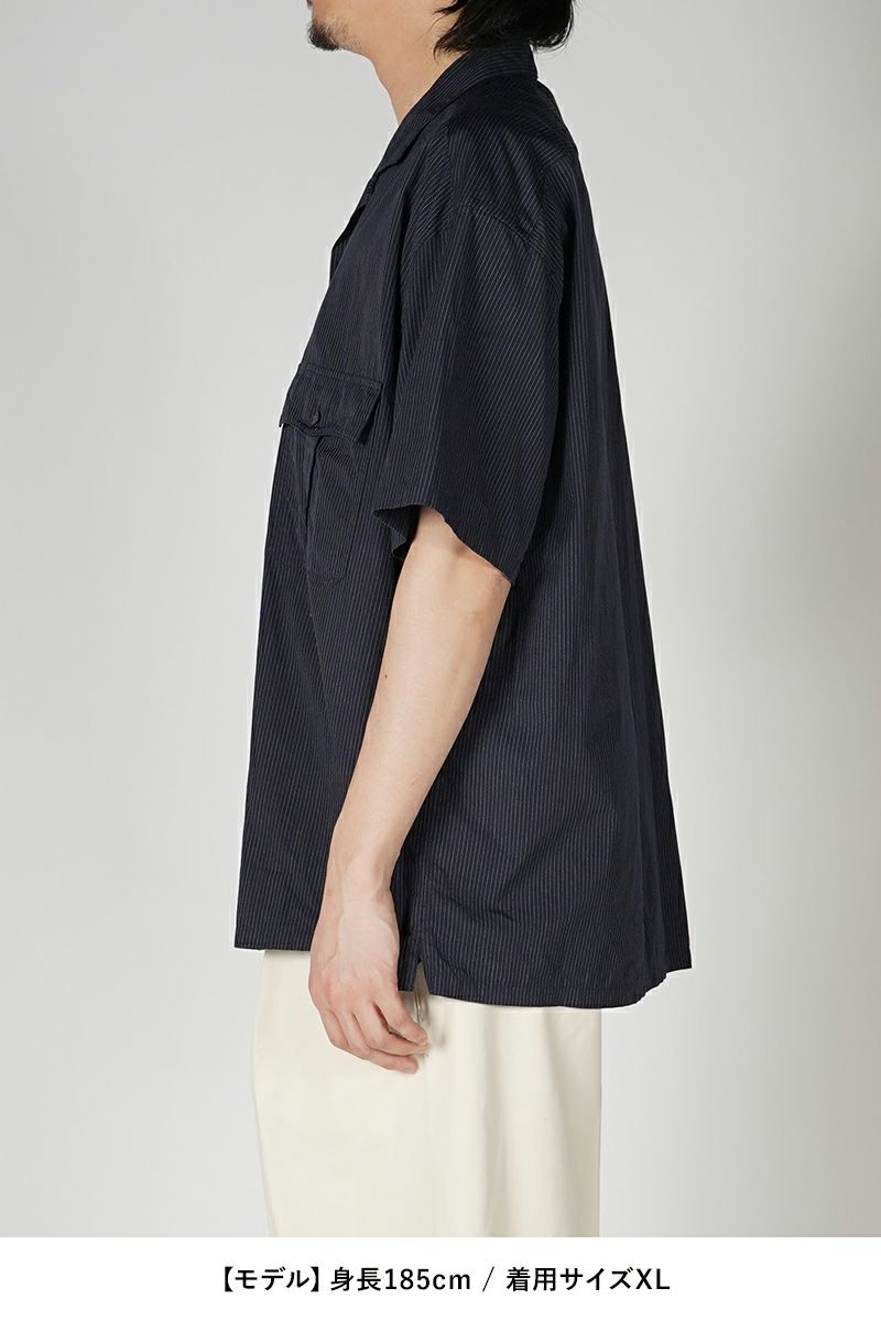 Porter Classic(ポータークラシック)KEROUAC PIN STRIPE SHIRT ケルアックピンストライプシャツ PC-016-2762 -8