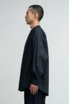 Graphpaper(グラフペーパー)Broad L/S Oversized Band Collar Shirt ブロードオーバーサイズバンドカラー長袖シャツ GM241-50002B -2