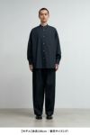 Graphpaper(グラフペーパー)Broad L/S Oversized Band Collar Shirt ブロードオーバーサイズバンドカラー長袖シャツ GM241-50002B -4