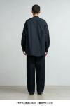 Graphpaper(グラフペーパー)Broad L/S Oversized Band Collar Shirt ブロードオーバーサイズバンドカラー長袖シャツ GM241-50002B -6