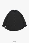 Graphpaper(グラフペーパー)Broad L/S Oversized Band Collar Shirt ブロードオーバーサイズバンドカラー長袖シャツ GM241-50002B -11