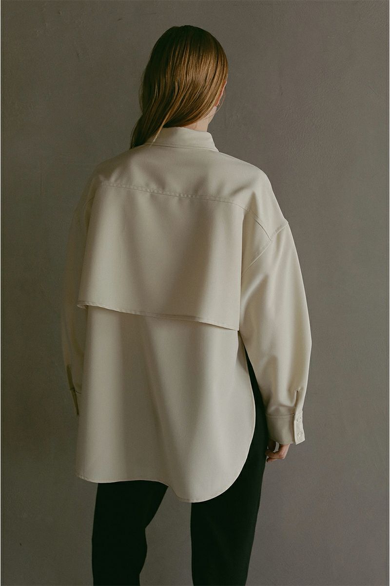 MANOF(マノフ)LAYERED SHIRT レイヤードシャツ 86122-4032 -3