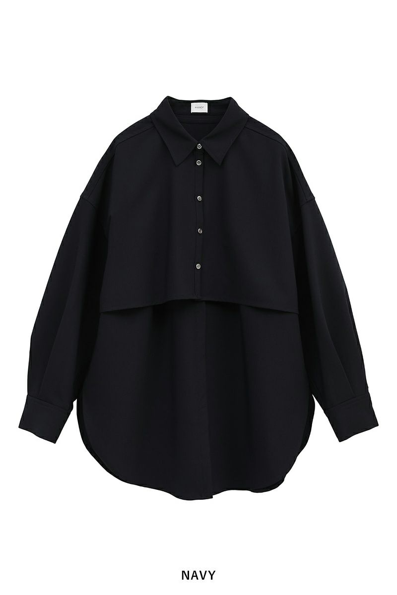 MANOF(マノフ)LAYERED SHIRT レイヤードシャツ 86122-4032 -21