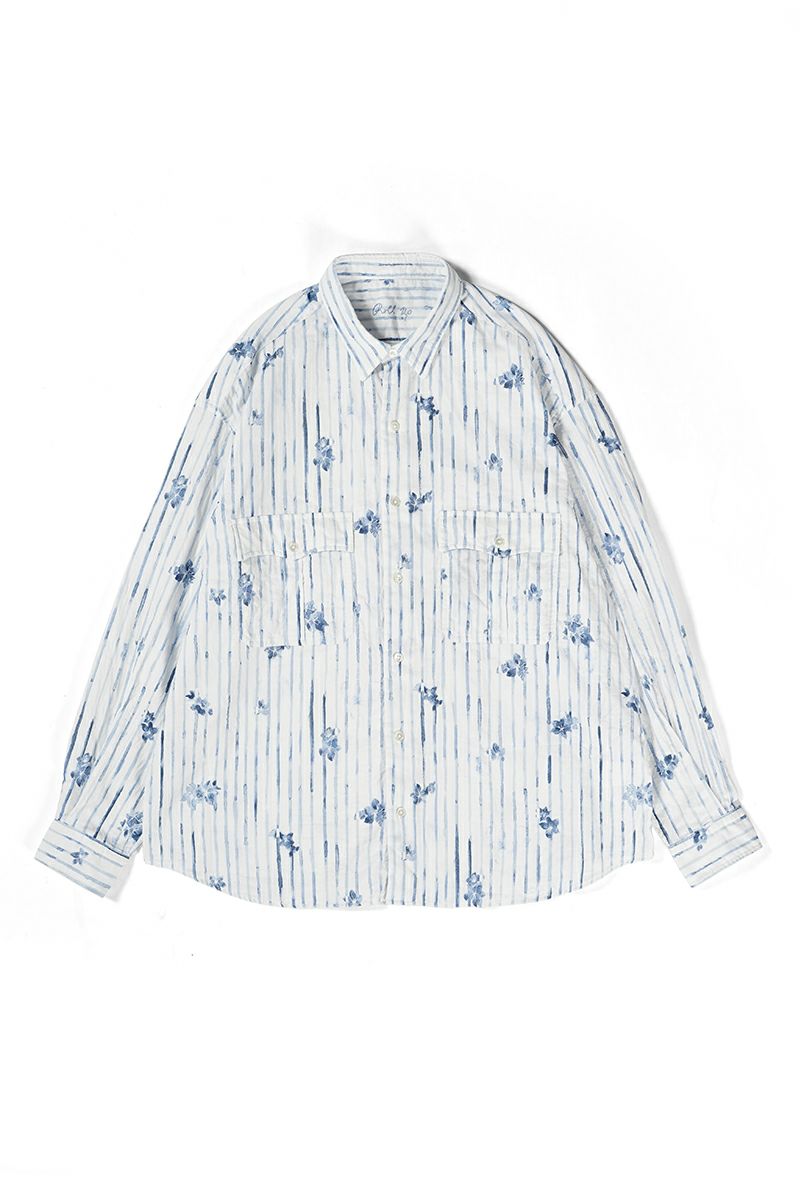 Porter Classic(ポータークラシック)ROLL UP 水彩 STRIPE SHIRT ロールアップ水彩ストライプシャツ PC-016-2216
