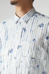 Porter Classic(ポータークラシック)ROLL UP 水彩 STRIPE SHIRT ロールアップ水彩ストライプシャツ PC-016-2216 -1